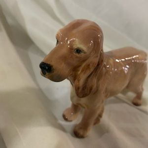 Vintage Golden Retriever Gort Bone China Figurine pristine condition